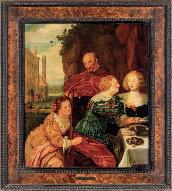 La parabola del figliol prodigo (dettaglio)