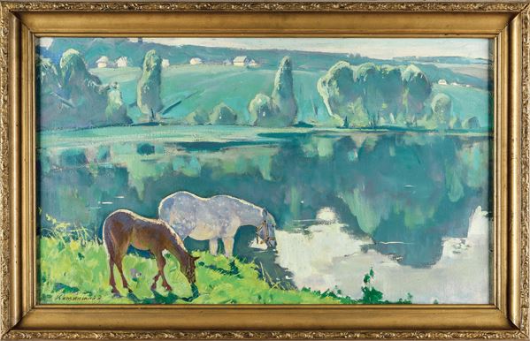 Vicino allo stagno, 1982