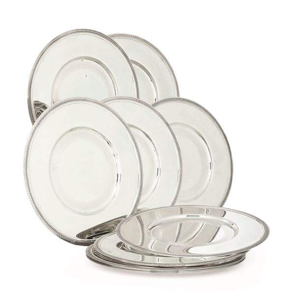 Dodici sottopiatti. Christofle XX secolo