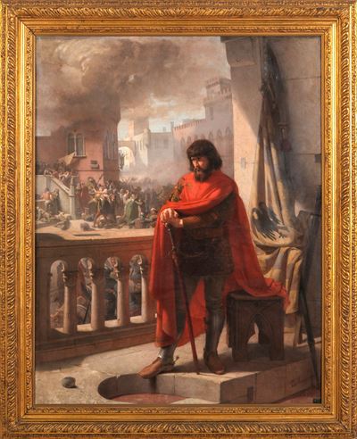 Ezzelino da Romano Contempla L’eccidio di Vicenza