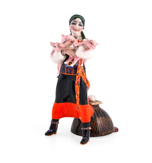 Essevi, Torino 1939 Contadina di Fobello