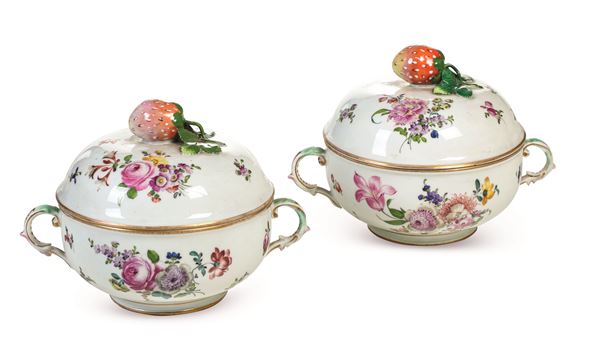 Coppia di zuppierine Germania, Manifattura di Passau, primi del XX secolo