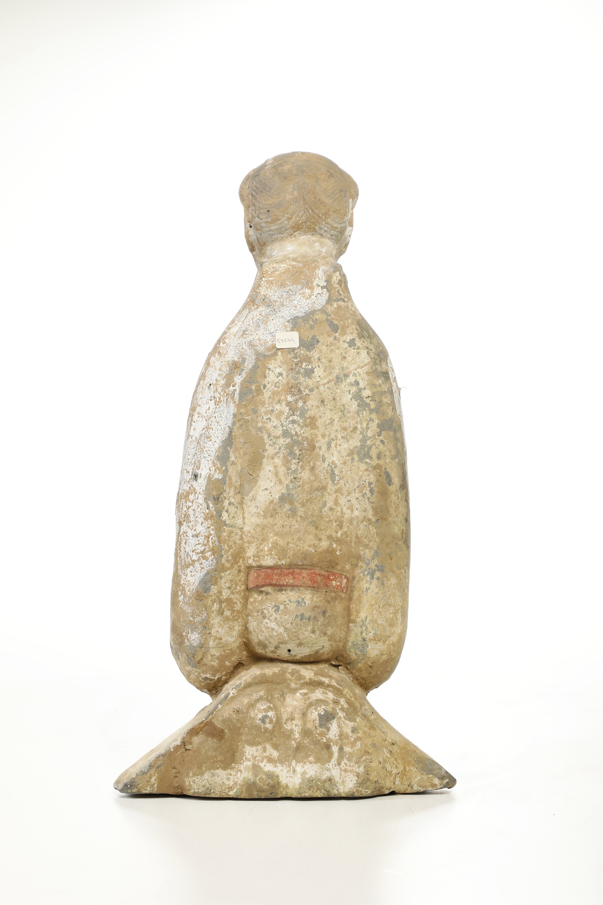 Figura di Saggio in Terracotta con Tracce di Policromia, Dinastia Tang (618-906)