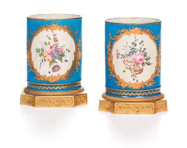 Coppia di vasetti Francia, XIX-XX secolo