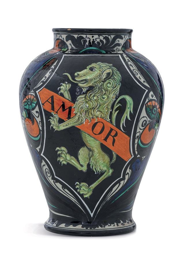 Vaso Pesaro, Manifattura Mengaroni, primo quarto del XX secolo