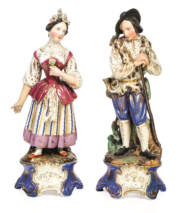 Coppia di figure Probabilmente Francia, XIX secolo