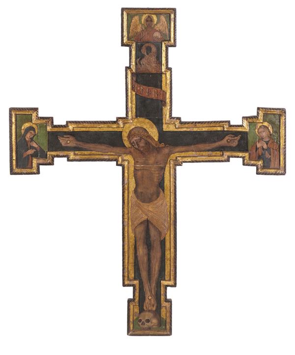 Probabile scuola del XV secolo Crocifissione