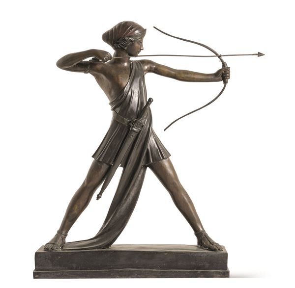 Amazzone. Art Decò inizio XX secolo