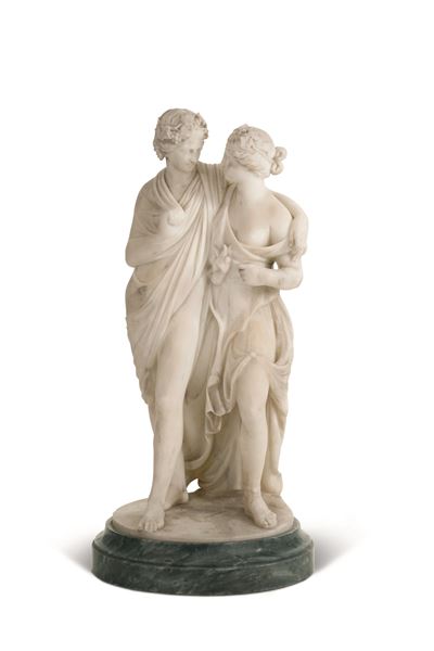 Bacco e Arianna. Scultore del XIX Secolo