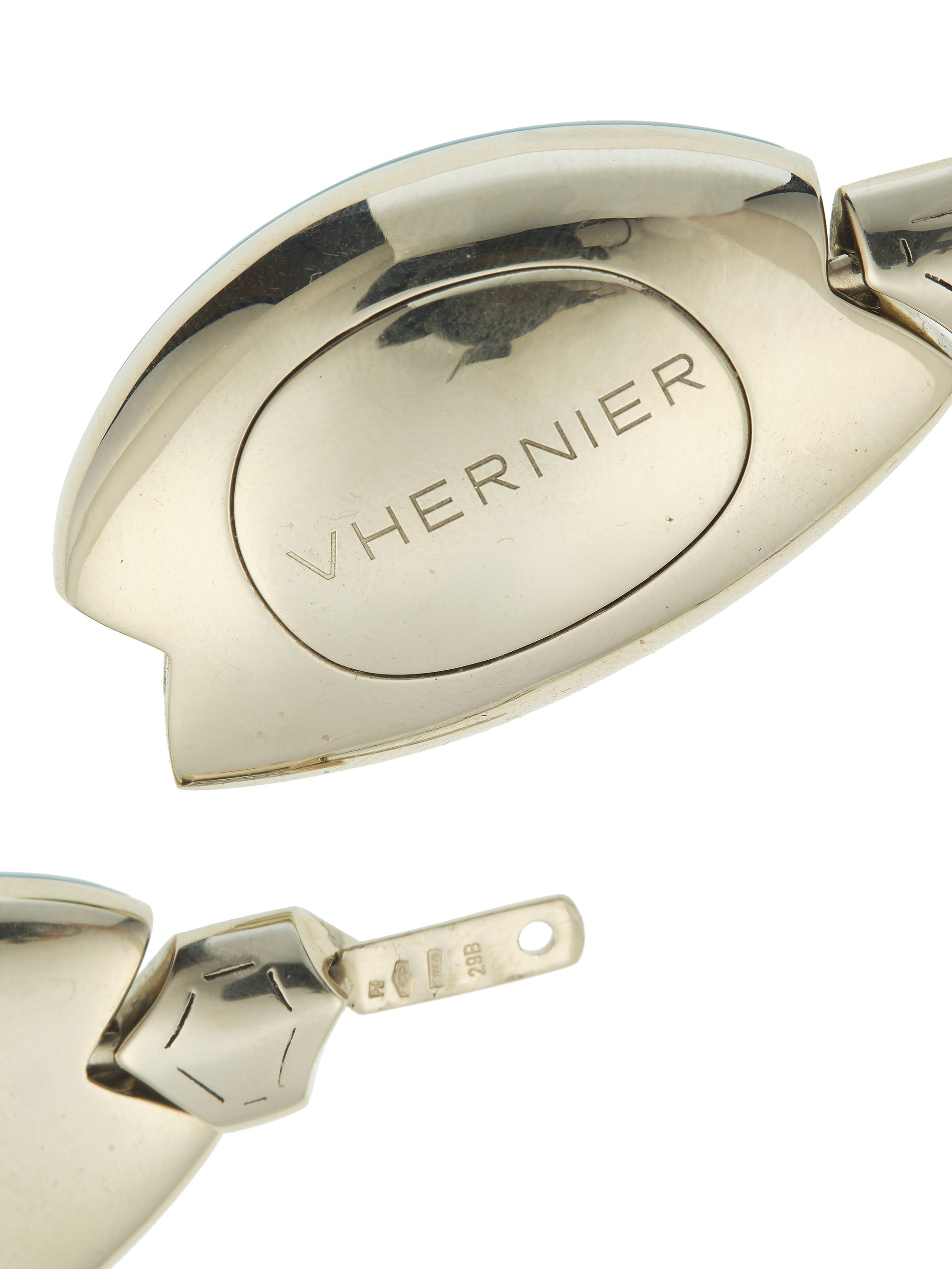 Vhernier, Girocollo “Poisson” con diamanti, turchese, madreperla e cristallo di rocca