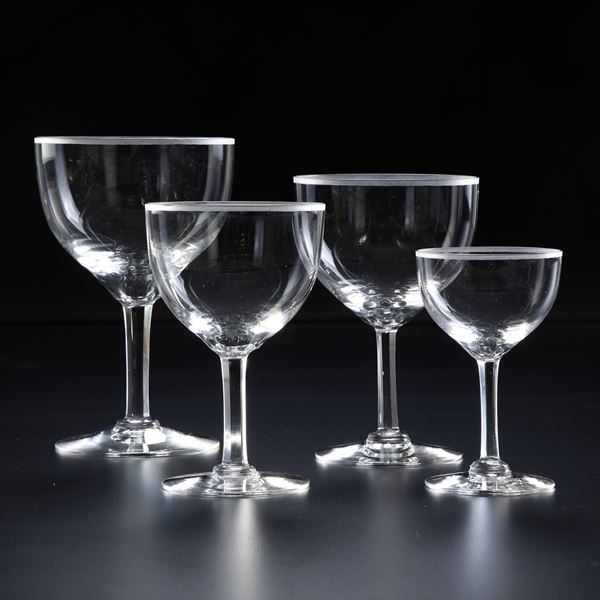 Servizio di calici, XX secolo.