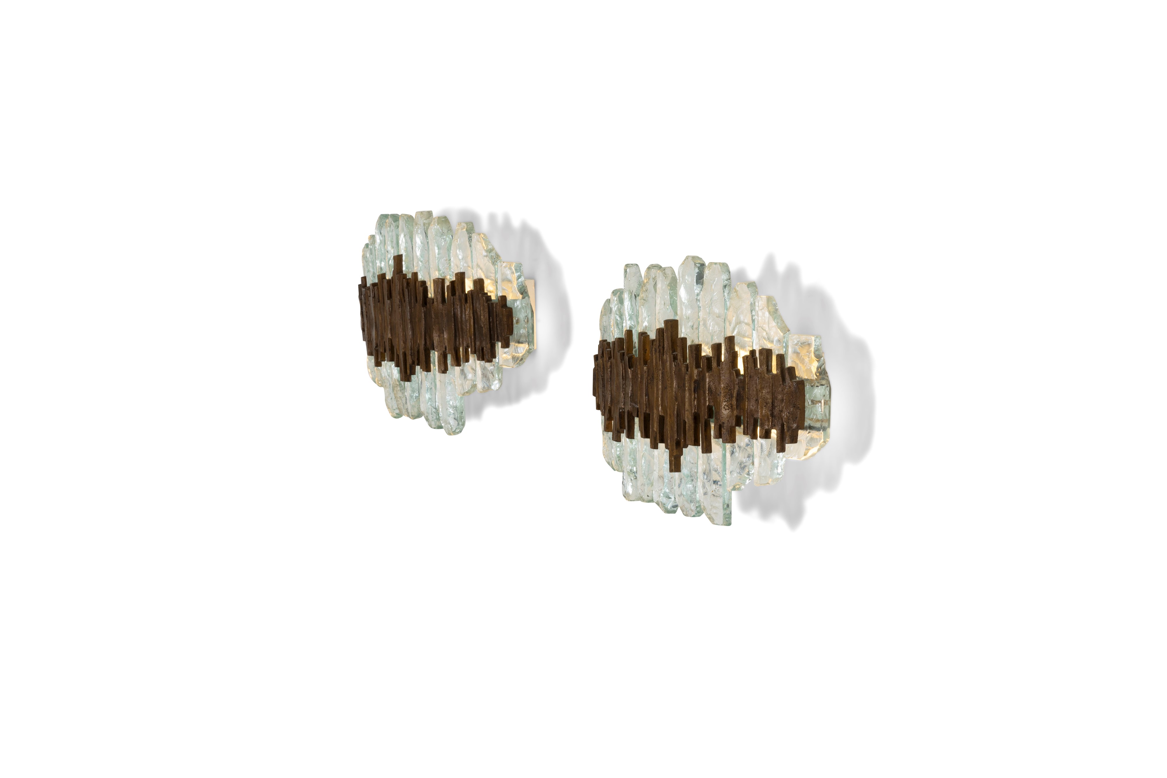 Max Ingrand - Due Lampade a Parete Mod. 2496