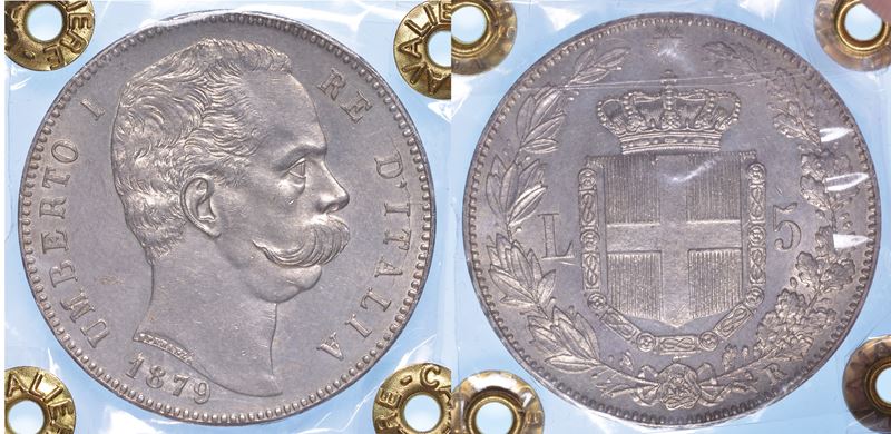 REGNO D’ITALIA. UMBERTO I DI SAVOIA, 1878-1900. 5 Lire 1879.  - Asta Numismatica - Cambi Casa d'Aste