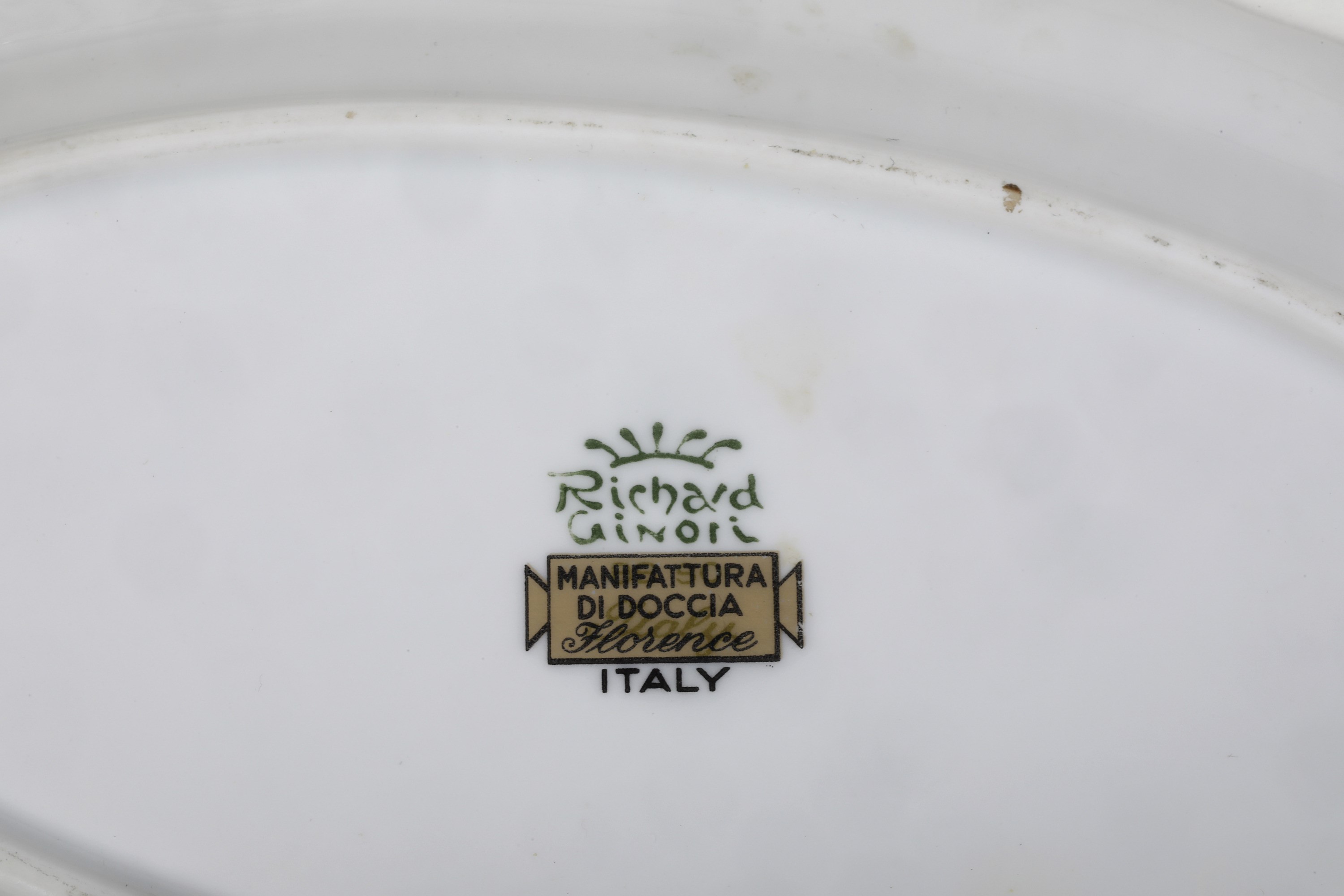 Servizio da Tavola “galli Rossi”doccia, Manifattura Richard Ginori, Seconda Metà del XX Secolo