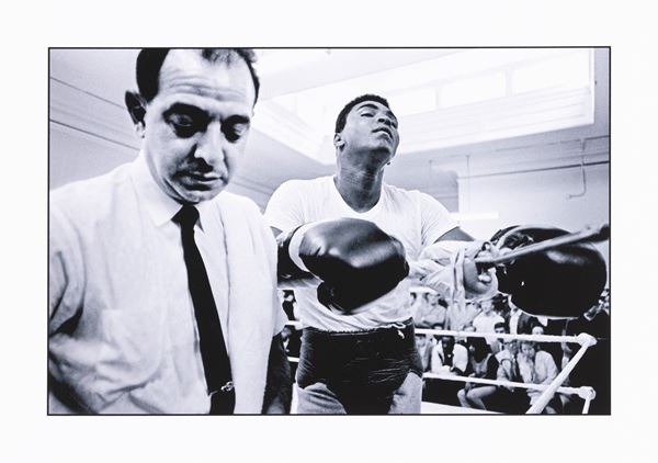 Muhammad Ali and his trainer