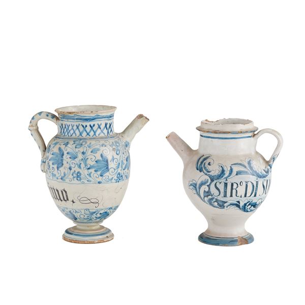 Due orcioli. Toscana (?), XVIII secolo