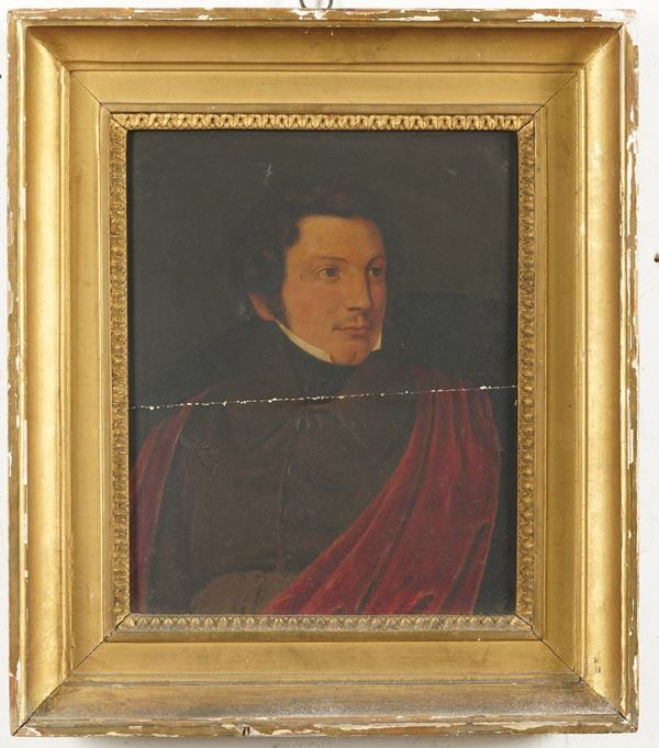 Pittore del XIX secolo Ritratto di ufficiale