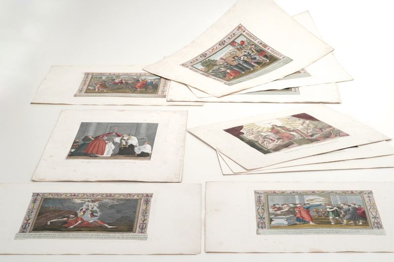 Collezione di 23 stampe di soggetto religioso  - Asta Stampe - Cambi Casa d'Aste