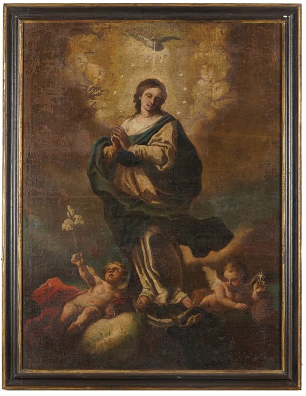 Scuola napoletana del XVIII secolo Vergine Immacolata