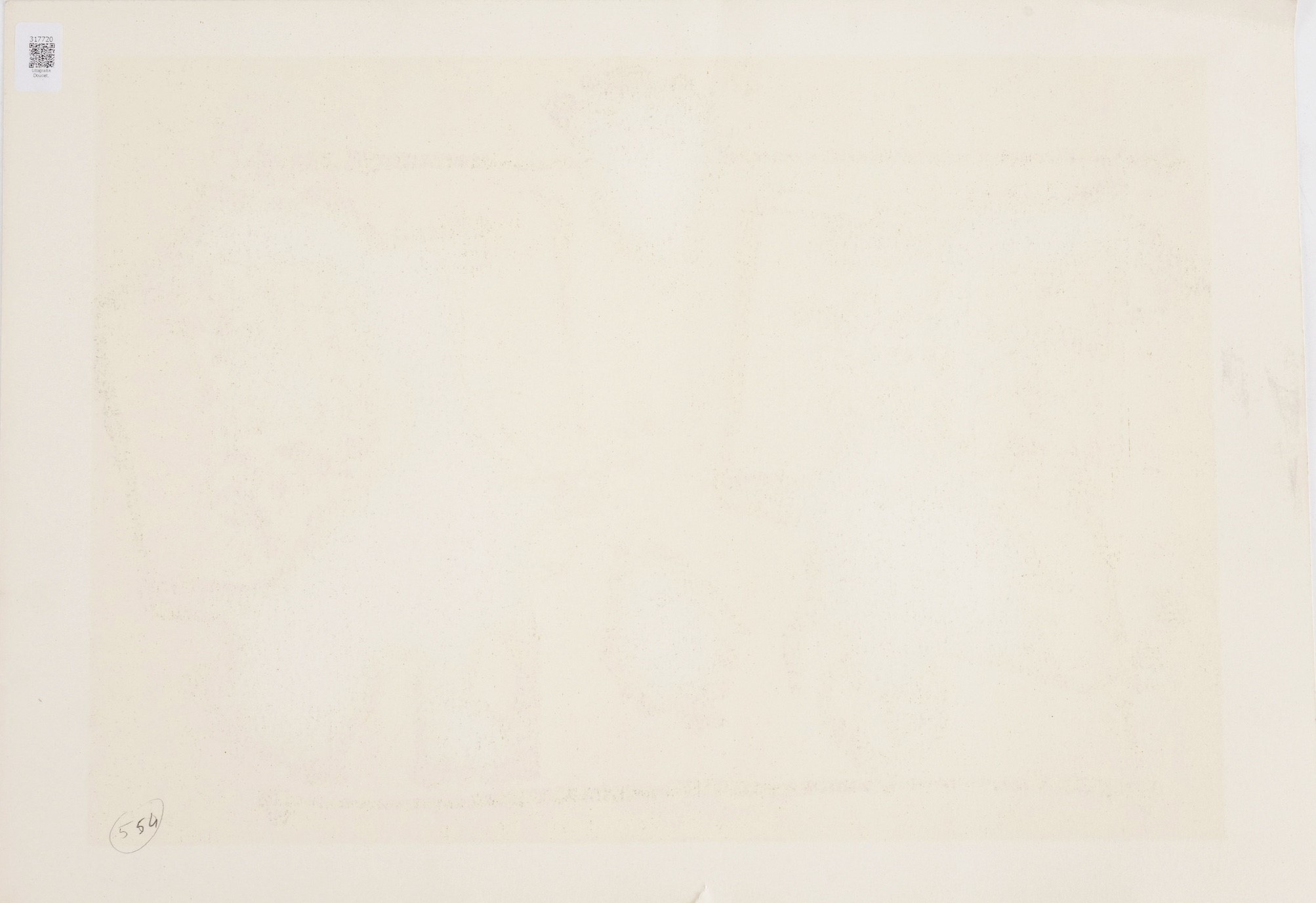 Jacques Doucet - Senza titolo, litografia firmata