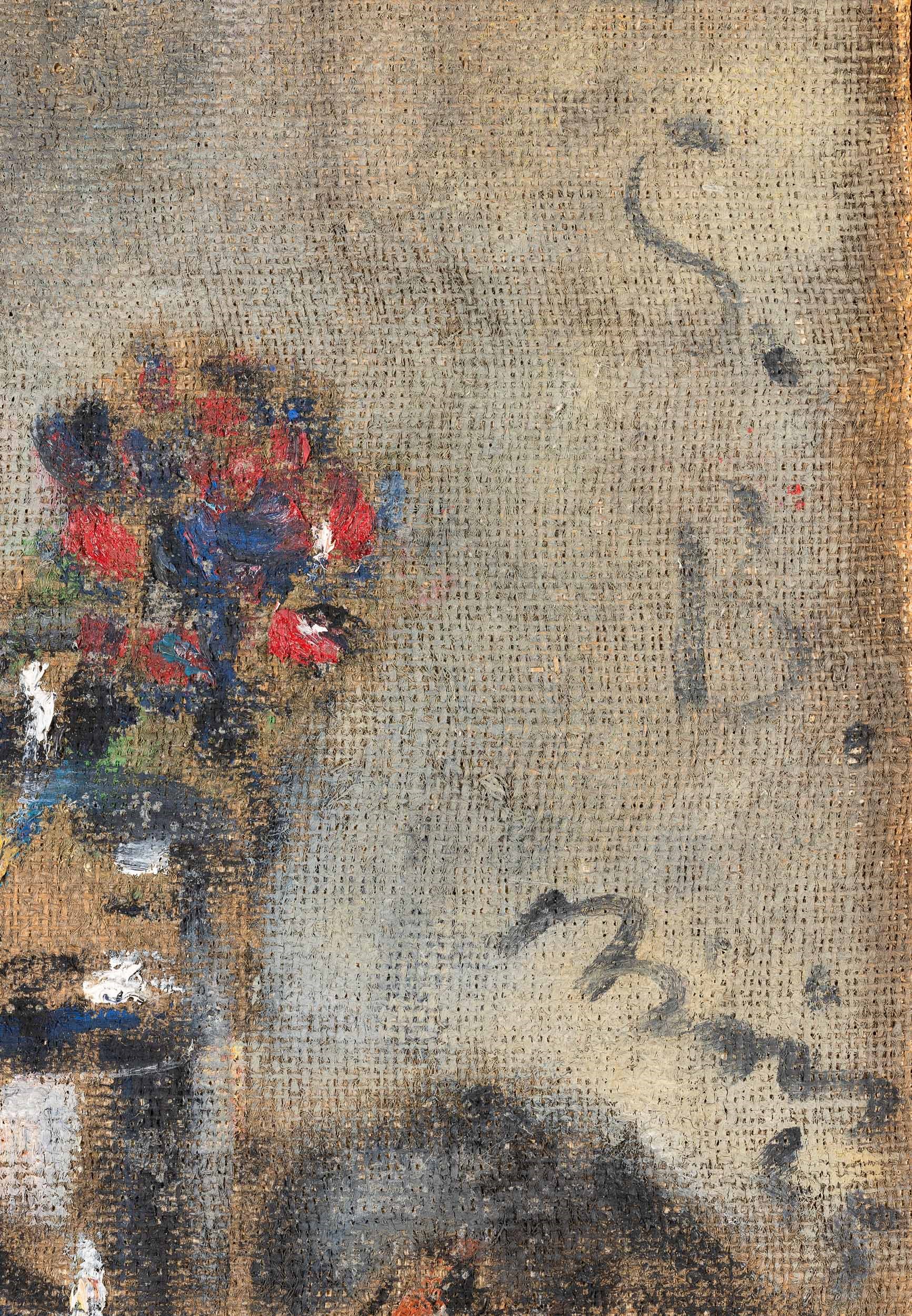 Filippo De Pisis - Vaso di fiori, olio su tela
