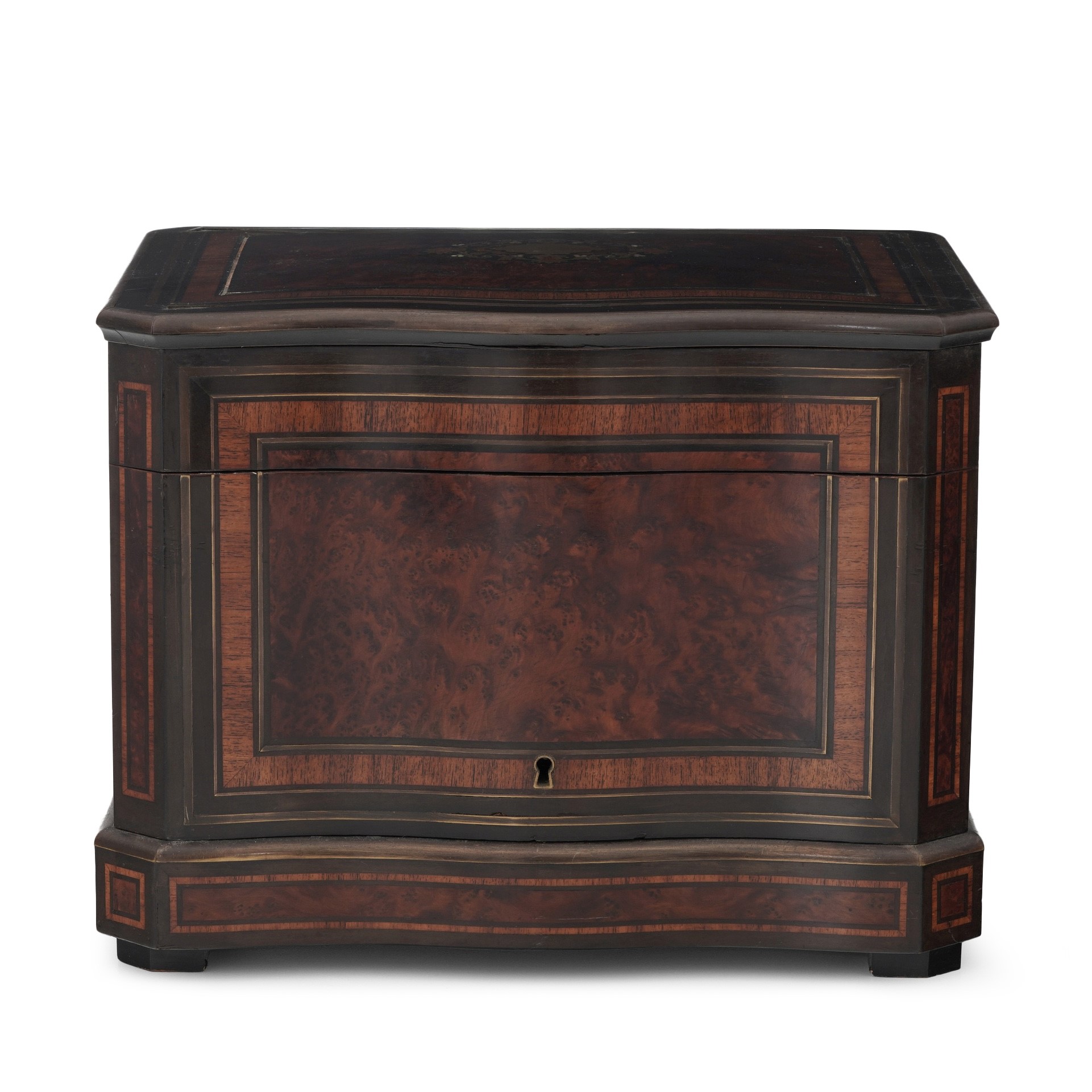 Set da Liquore in Custodia in Legno, XIX Secolo