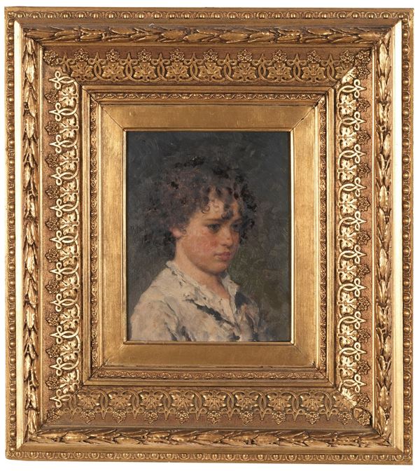 Anonimo del XIX secolo Ritratto di bimbo