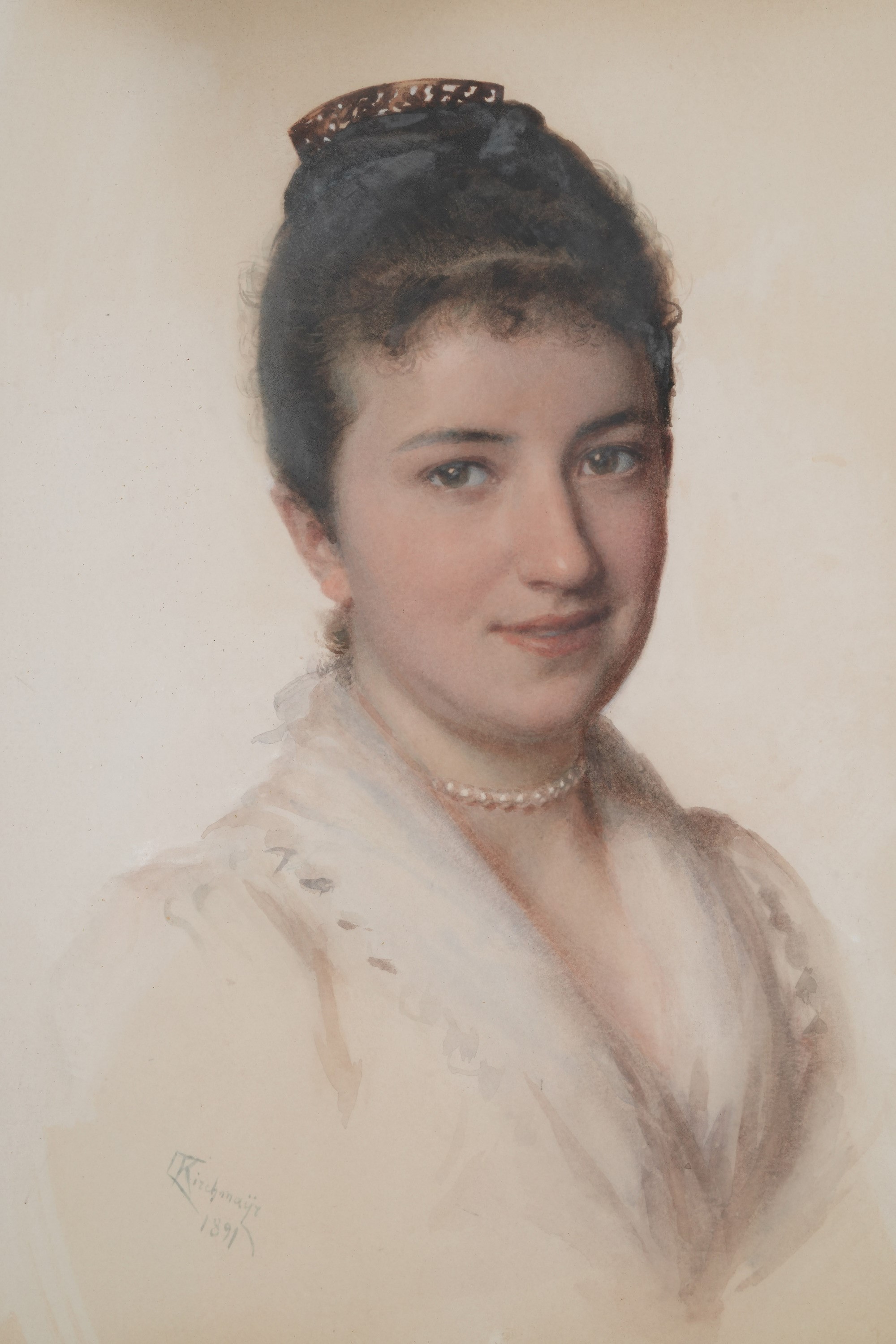 Cherubino Kirchmayer - Ritratto Femminile