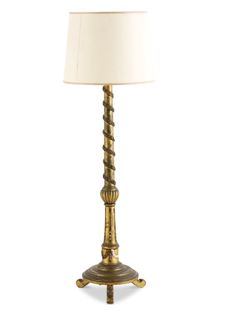 Torciera in legno dorato  - Auction Antiquariato - Cambi Casa d'Aste