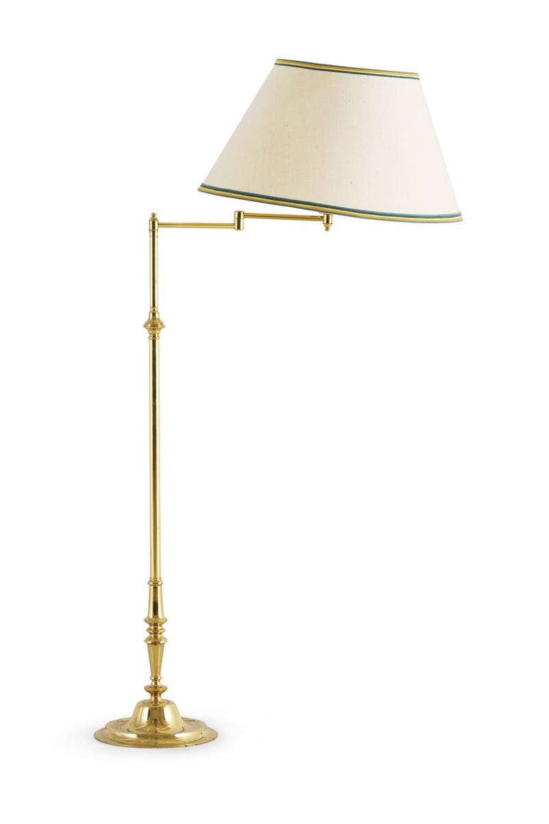 Piantana in metallo dorato  - Auction Antiquariato del XX secolo - Cambi Casa d'Aste