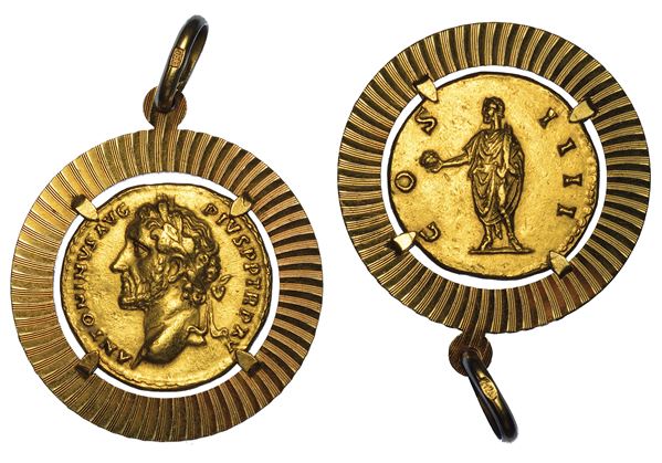 ANTONINO PIO, 138-161. Aureo, anni 151-152. Roma.