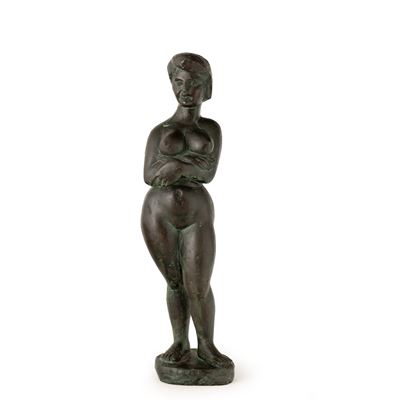 Scultura senza titolo in bronzo