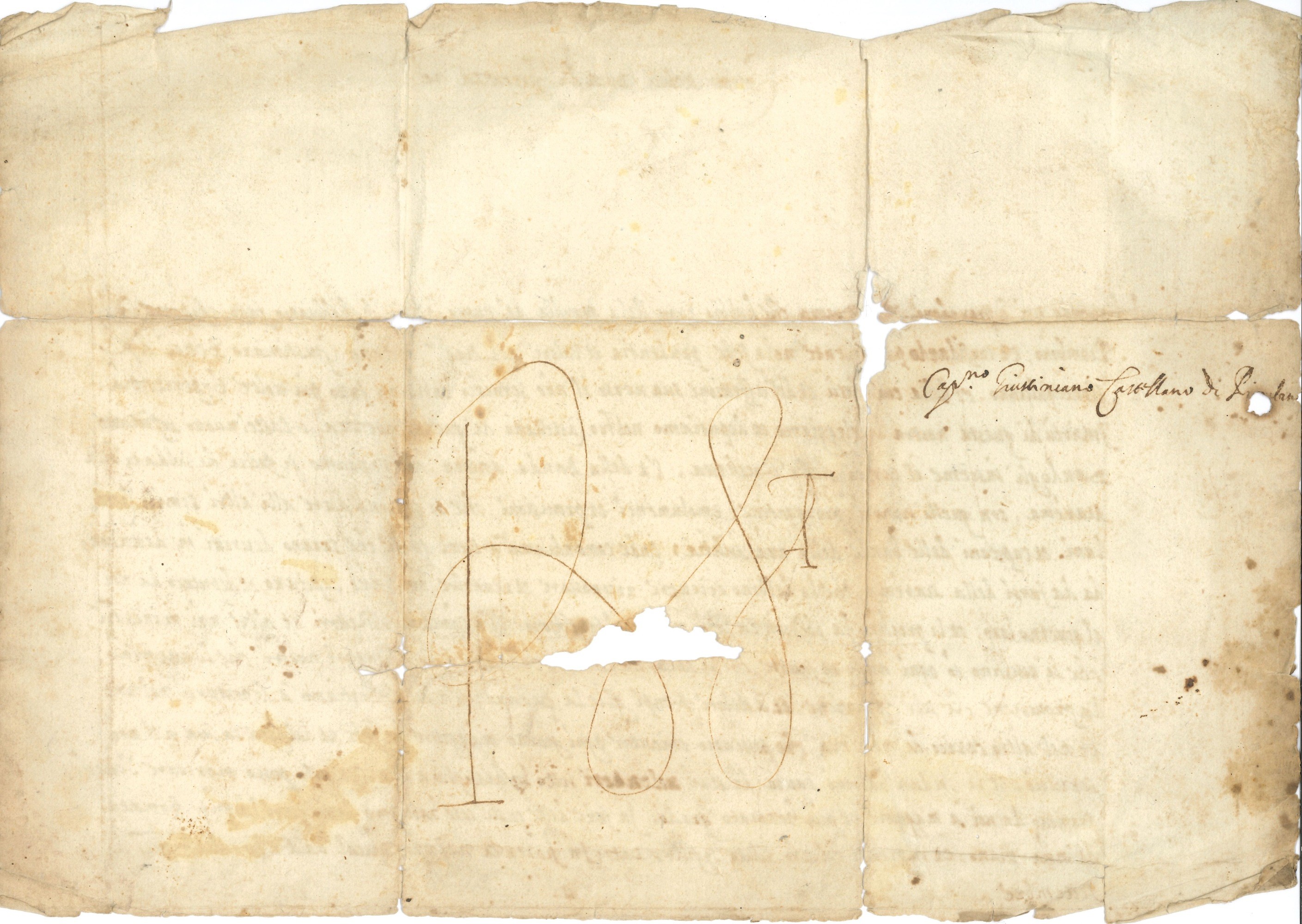 De' Medici Cosimo I, i Granduca di Firenze (1519-1574) Decreto di Nomina Indirizzata al Capitano ...