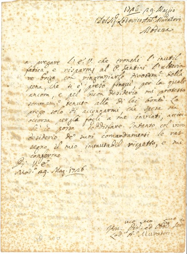 Muratori Ludovico Antonio (1672 - 1759)