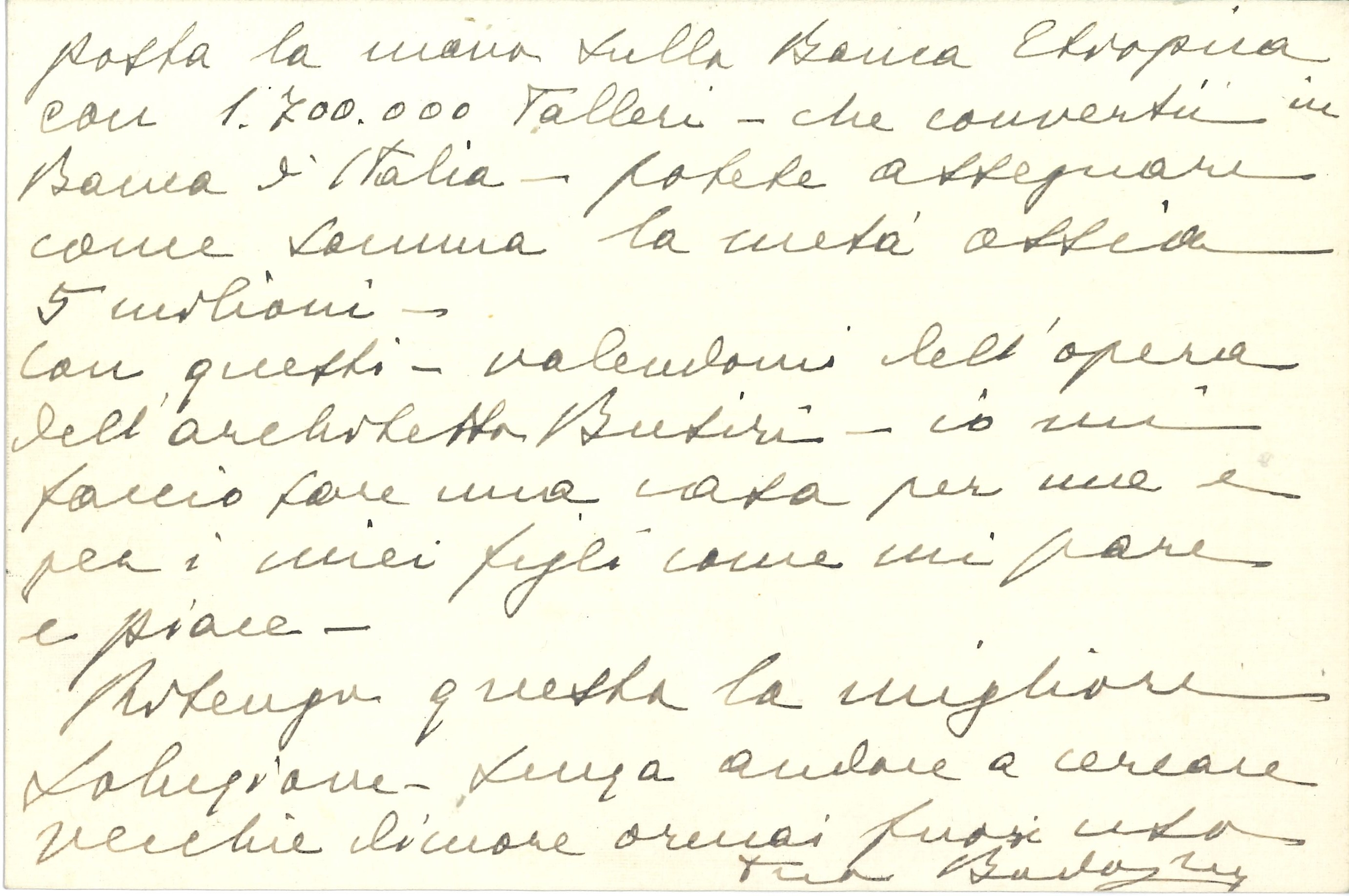 Badoglio Pietro (1871–1956) Piccola Collezione di Documenti del Maresciallo D'italia