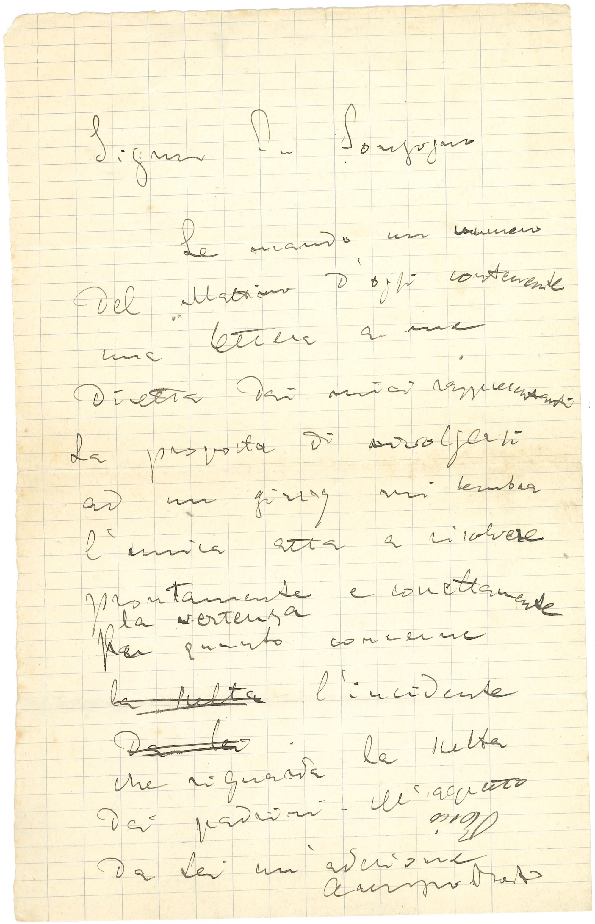 Boito Arrigo (1842-1918) Due Lettere Indirizzate a Edoardo Sonzogno e una a Non Meglio Identifica...