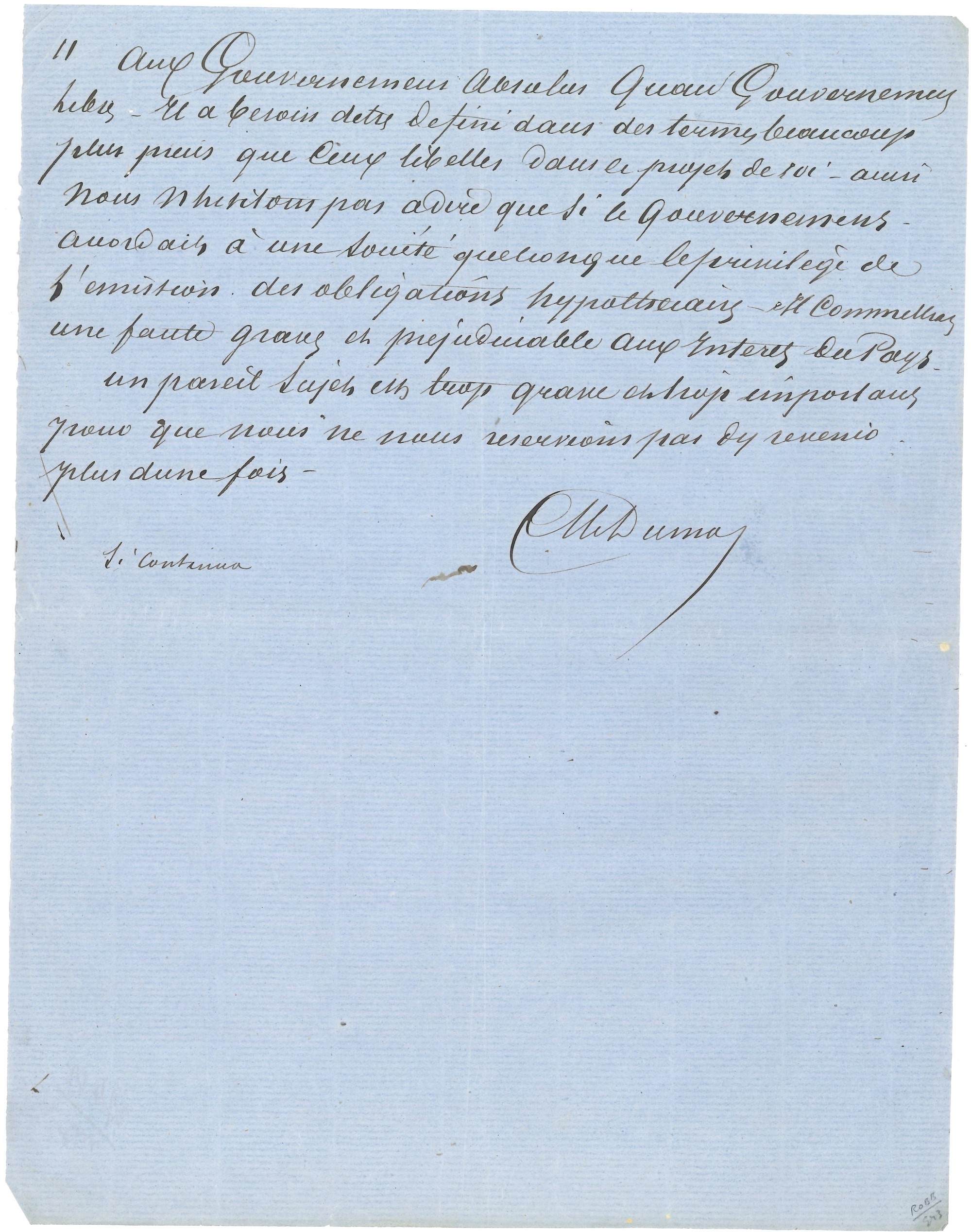 Dumas Alexandre Padre (1803-1870) le Credit Foncier En Italie