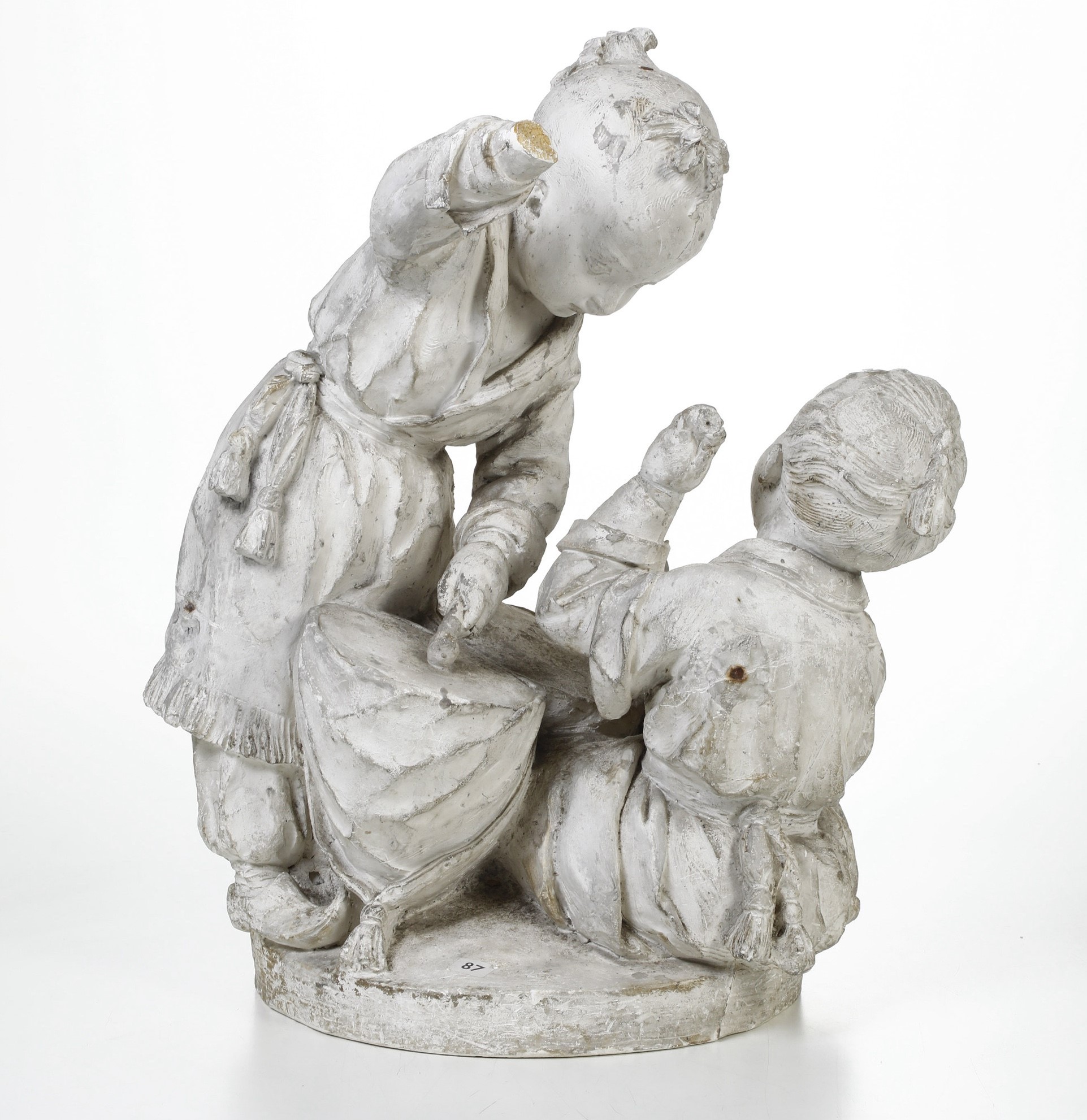 Gruppo Scultoreo in Gesso. XIX Secolo