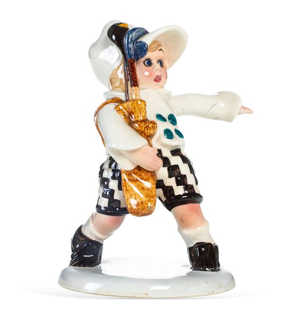 Lenci, Torino 1931 Giocatore di golf