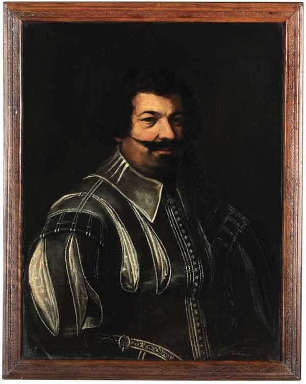 Scuola lombarda del XVII secolo Ritratto di gentiluomo