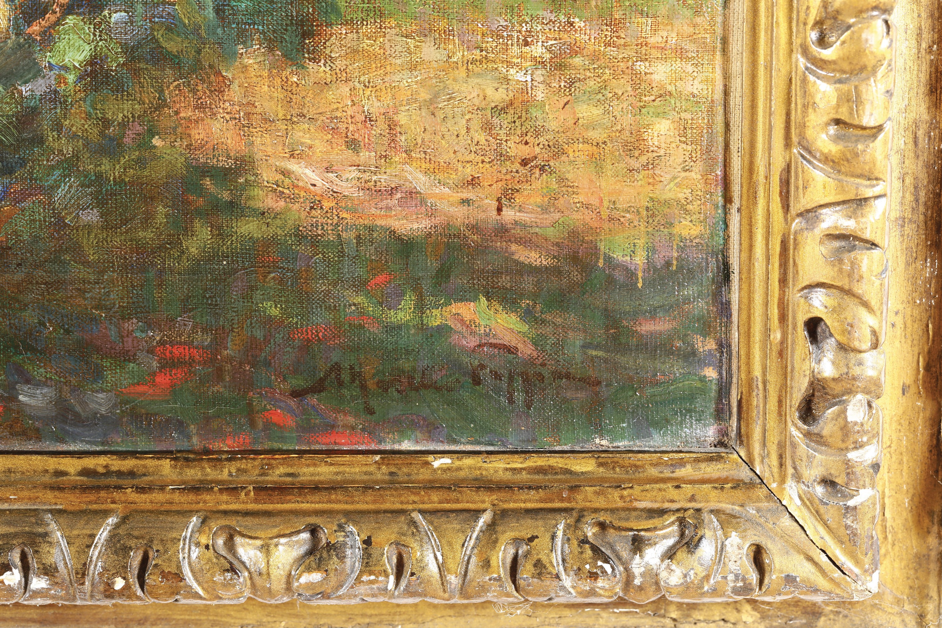 Mario Moretti Foggia - Paesaggio con Alberi Fioriti