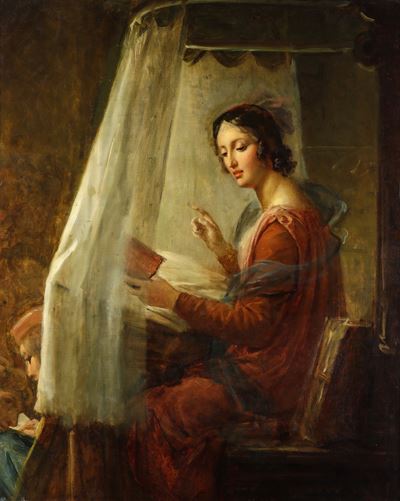 Scuola Francese del XIX Secolo Figura Femminile