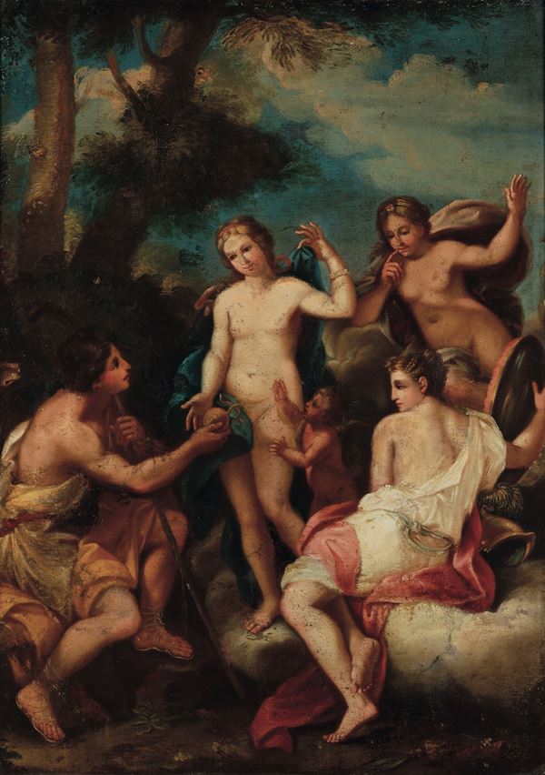 Scuola del XVIII secolo Il giudizio di Paride