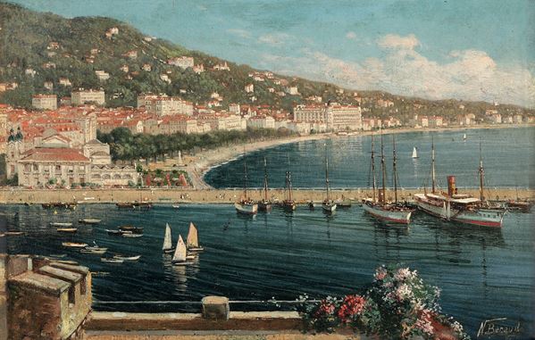 N.Beraud (XIX-XX secolo) Veduta di porto