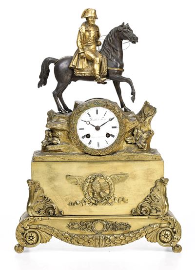 Pendola da Tavolo in Bronzo. Francia, XIX-XX Secolo
