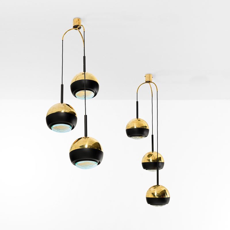 Stilnovo : Due lampade a sospensione  - Auction Design - Cambi Casa d'Aste