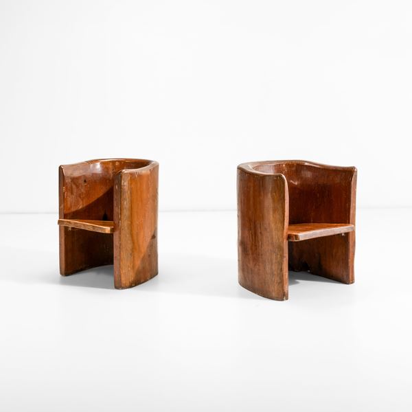 Due poltrone mod. Pilao