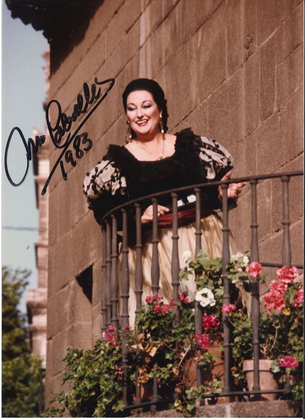 Raccolta di sessanta fotografie con autografo di cantanti lirici degli anni '80 e '90