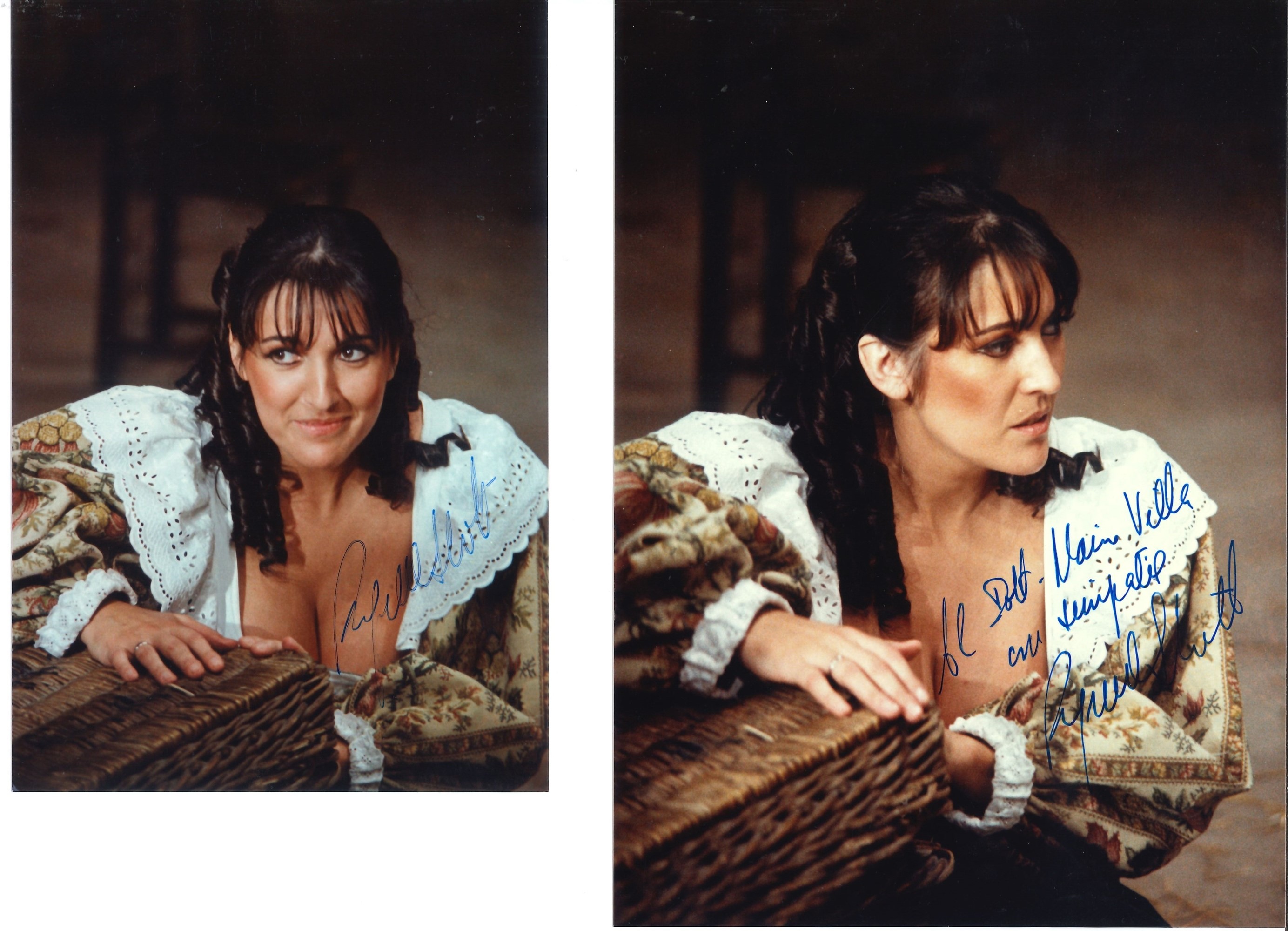 Raccolta di Sessanta Fotografie con Autografo di Cantanti Lirici degli Anni '80 e '90