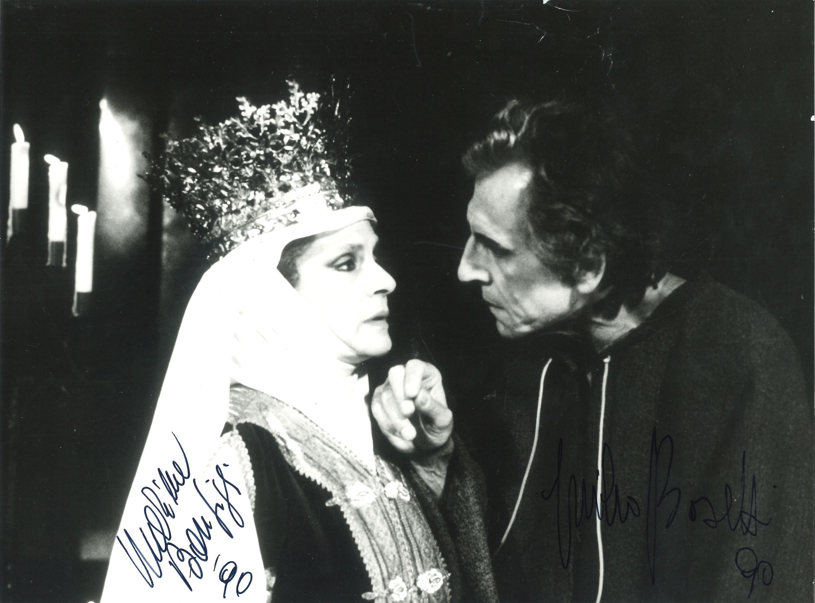 Miscellanea di Più di Venticinque tra Fotografie, Autografi e Altri Documenti di Attori di Prosa,...